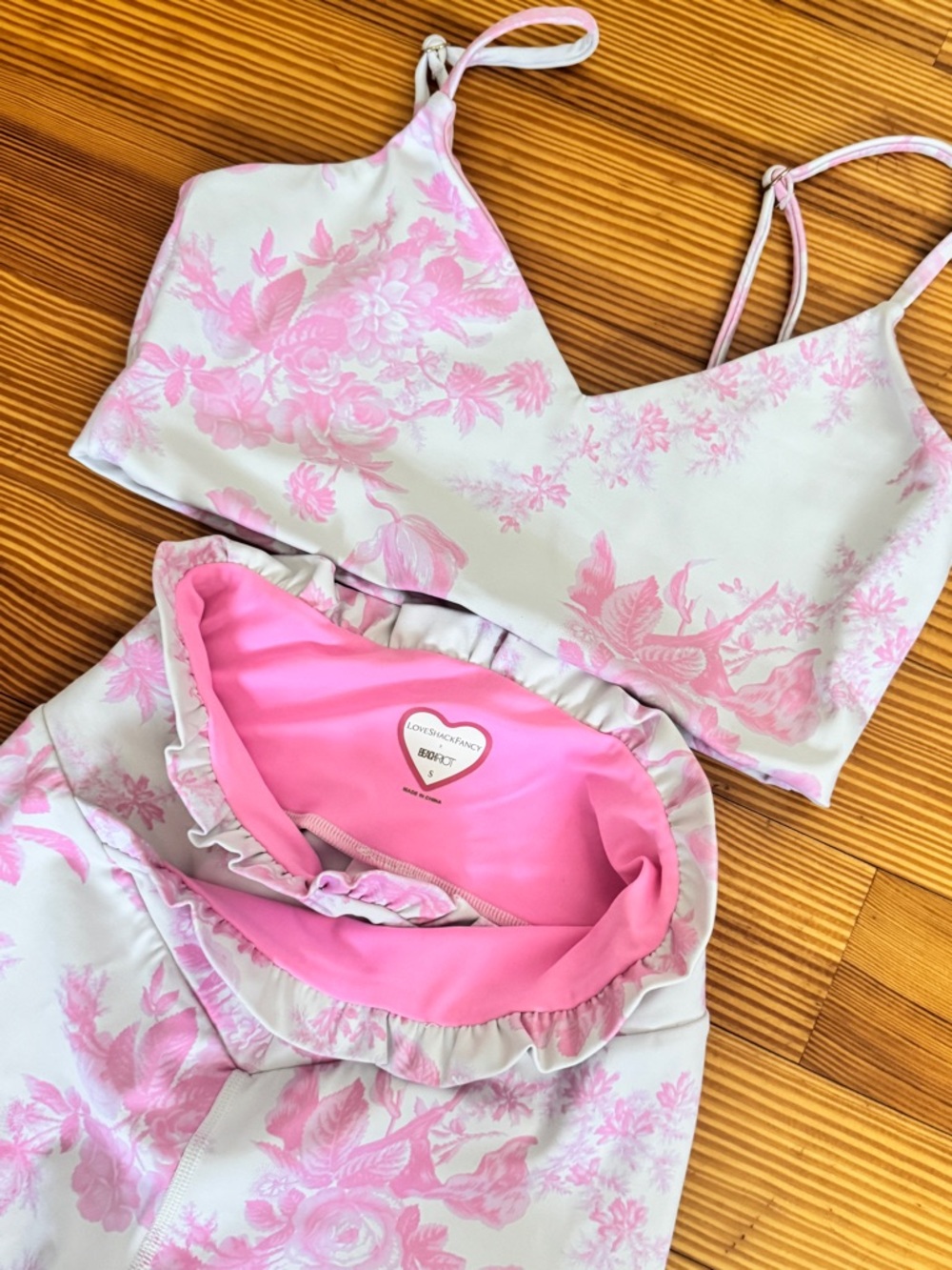 Small love shack fancy workout set